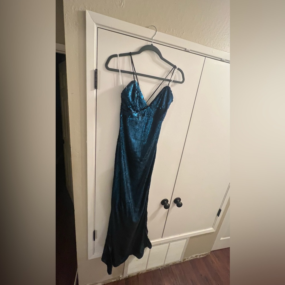 Lulus dresses Blue sequin dress